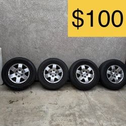 Toyota FJ Cruiser Wheels & Tires - Set of 4 (SELLING ALL FOR $100)
