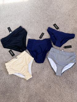 Bundle of 5 Swim Bottoms NWT Size S