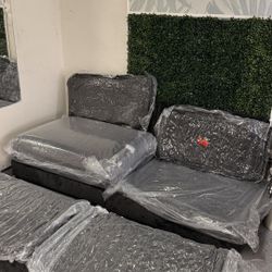 sofá new 2 middle seats and 2 ottomans 