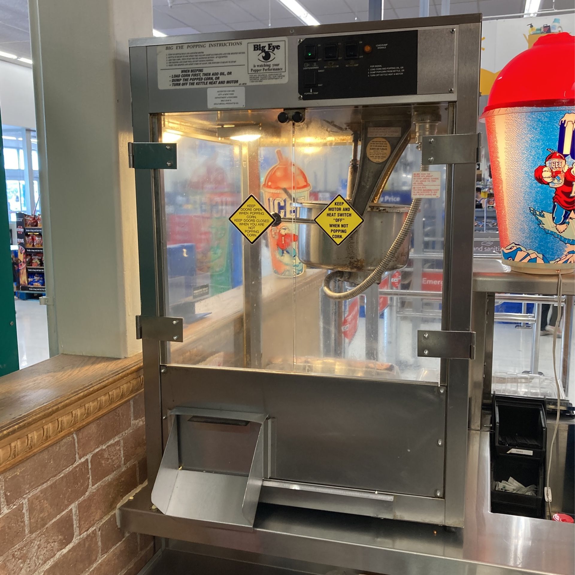 gold medal popcorn machine store closing must pick up before 20june