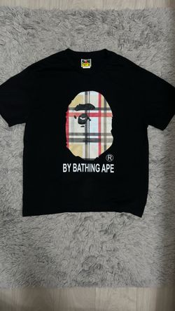 Black burberry bape tee
