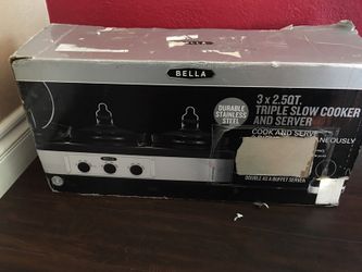 Triple slow cooker