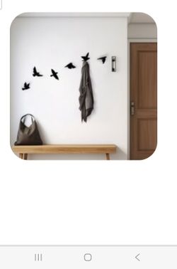 Bird coat/hat hangers