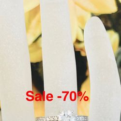 Diamond Ring Engagement NEW 1.17 CARATS NATURAL DIAMONDS 💎 🎄 SALE -70% FIND ANOTHER AT THIS PRICE ILL GIVE IT FOR $400 LESS!! SEE APPRAISAL 