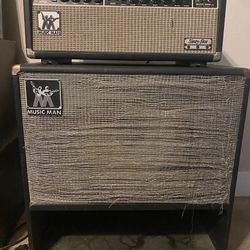 1970s Music Man 65 Head And 2x15 Cab