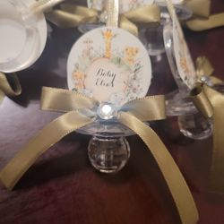 Jungle Safari Baby Shower Pacifiers Guest Favor Necklaces
