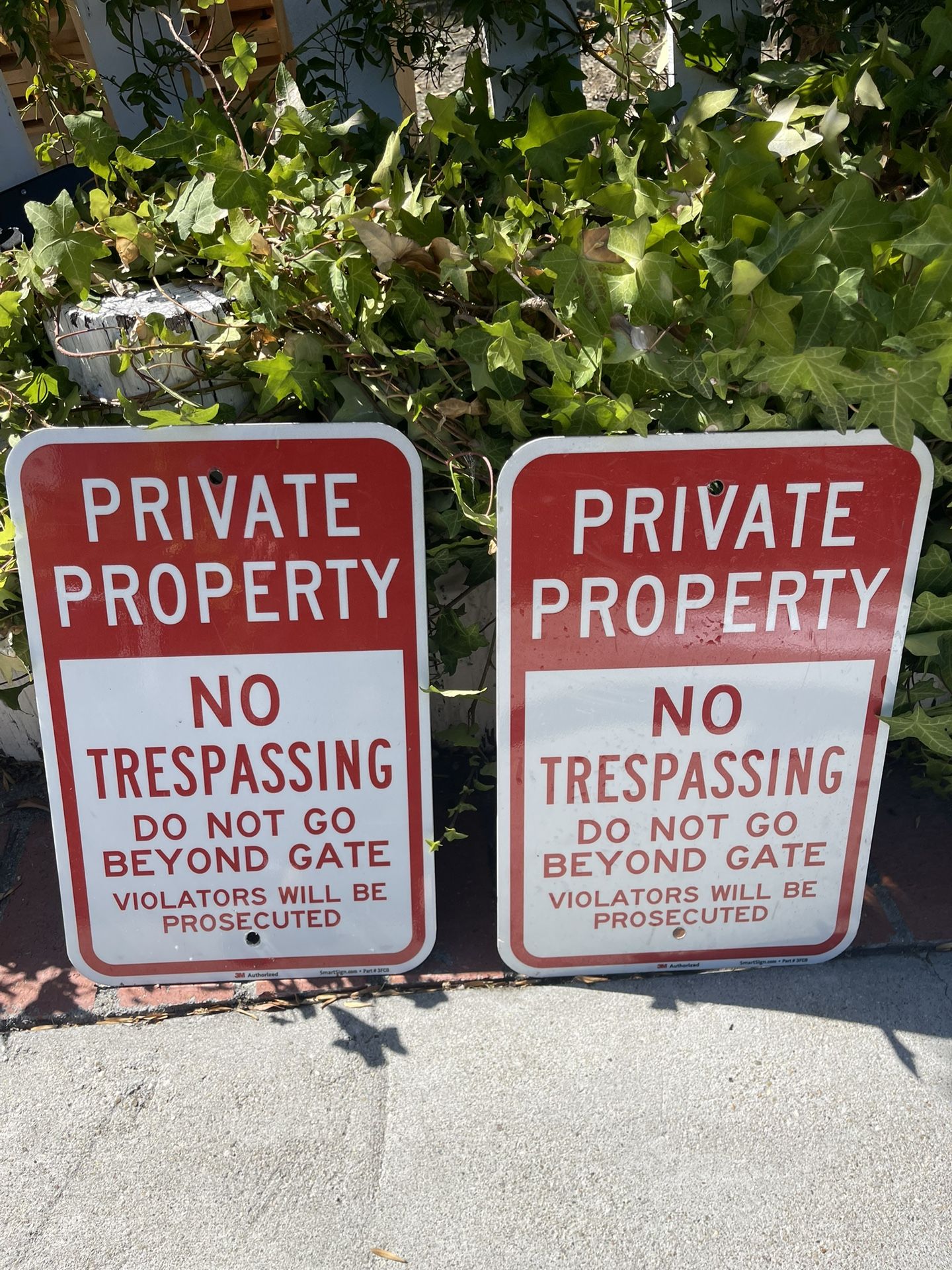 No Trespassing Signs