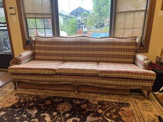 Plaid Sofa In Great Condition