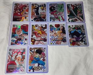 One piece x round 1 English Full Set Mint
