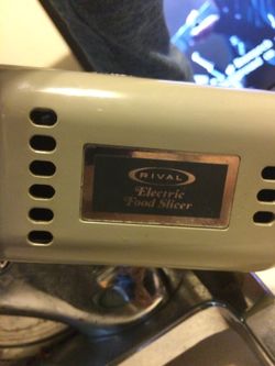 Rival Electric Food Slicer Model 1030v/4