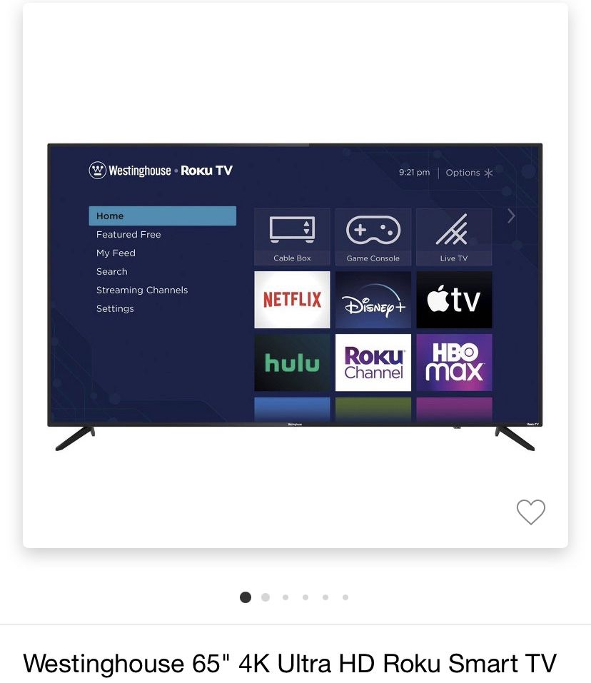 Westinghouse 65 Inch TV 