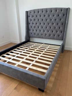 Grey bed brand new in boxes