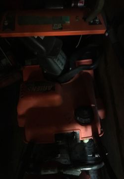 Numerous brands and sizes of snowblowers