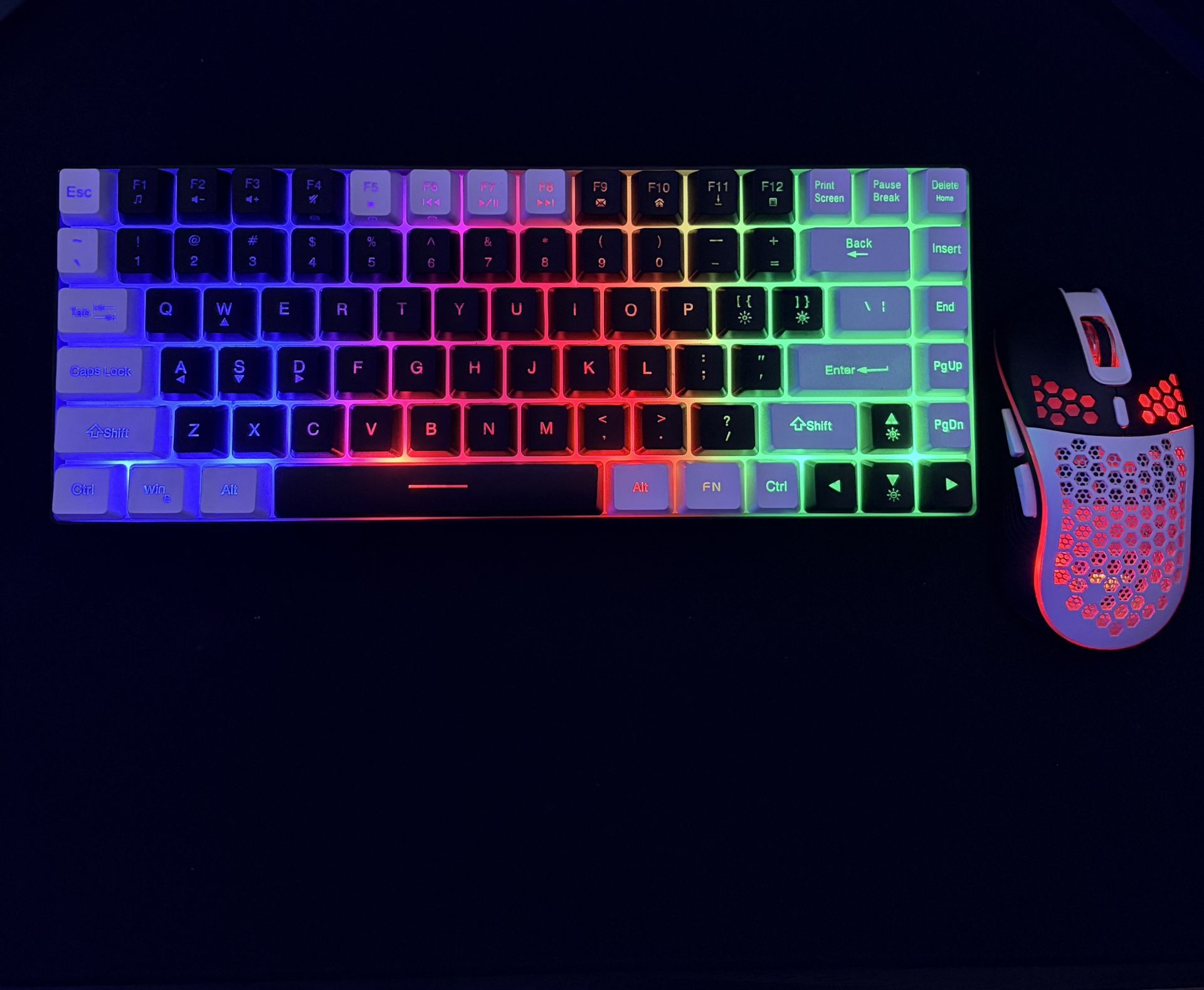 Red Thunder K84 Wireless Keyboard and Mouse Combo,