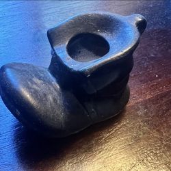 Antique Boot-Shaped Match & Toothpick Holder – c. 1890–1920  ~ Folk Art Novelty with Family Provenance