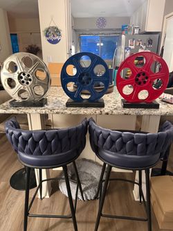 Set of 3 Decorative 35 mm Film Reels