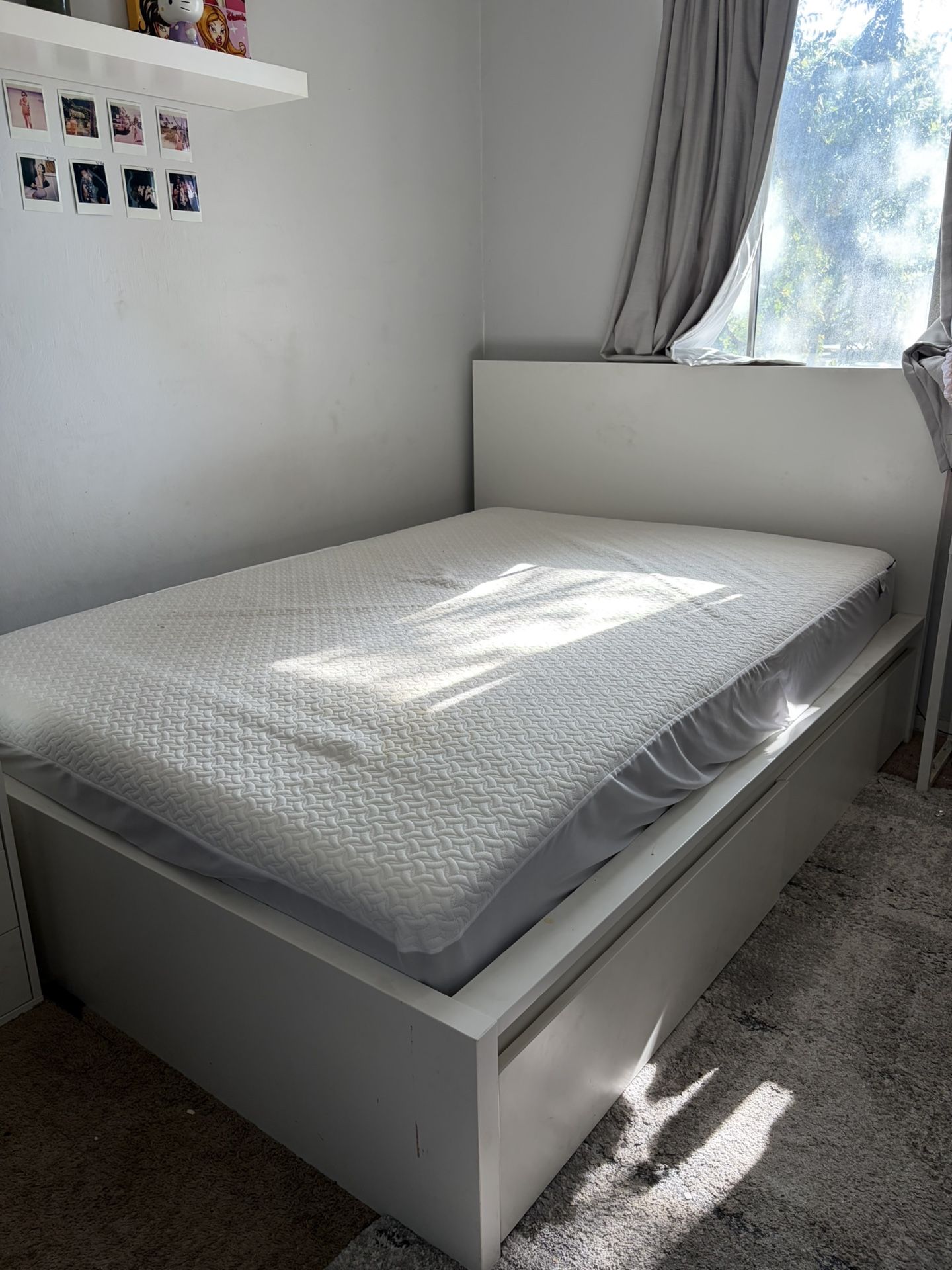 ikea bed frame and mattress