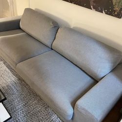 Rove Concepts Noah Sofa Grey 95 in W x 37 in D x 30 in H
