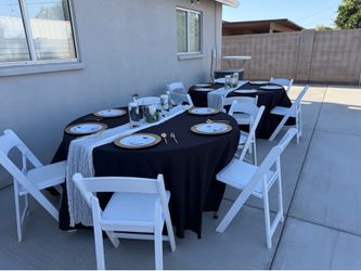 Tables chairs