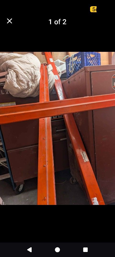 2 10ft Pallet Rack Cross Beams