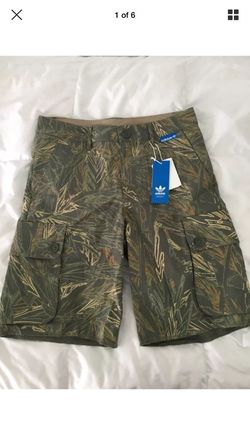 Adidas Men's Summer Camoflauge Cargo Shorts, Size 29", New W/ Tags, F49287,
