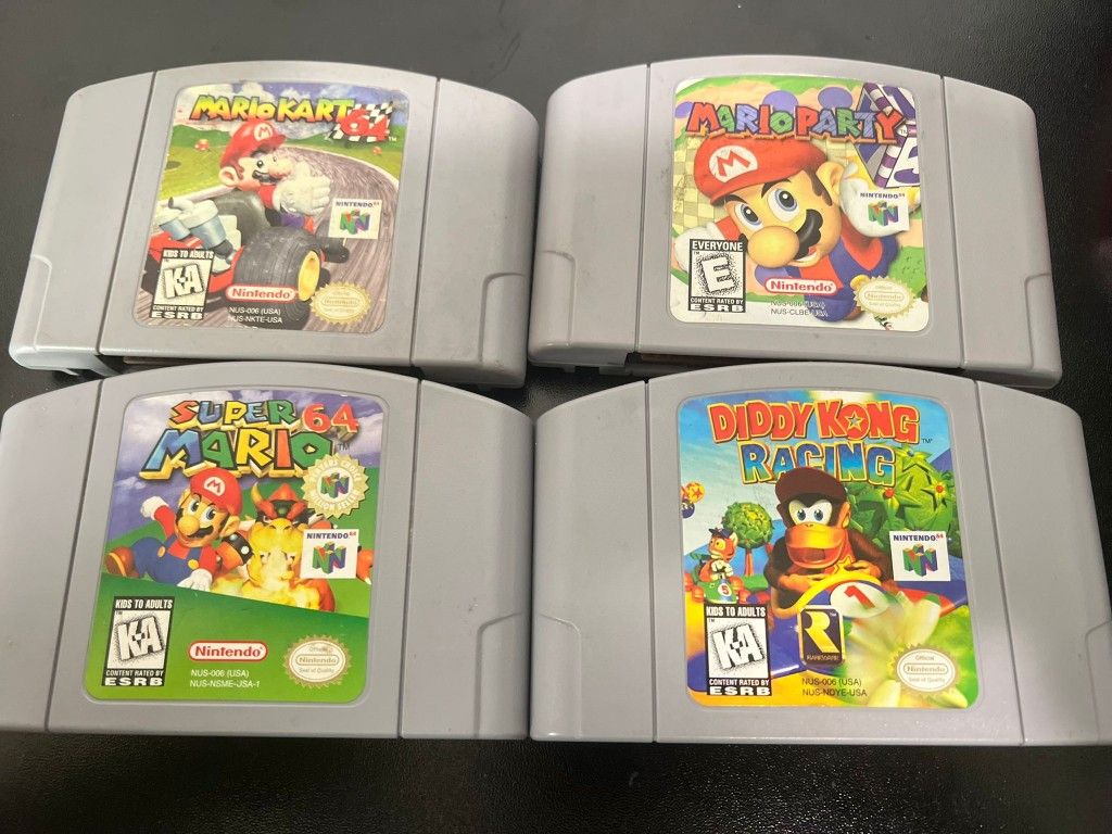 Super Mario Kart Party Nintendo 64 cartridge N64