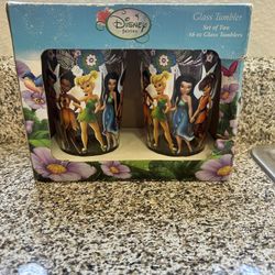 Disney Fairies Glass Tumblers 