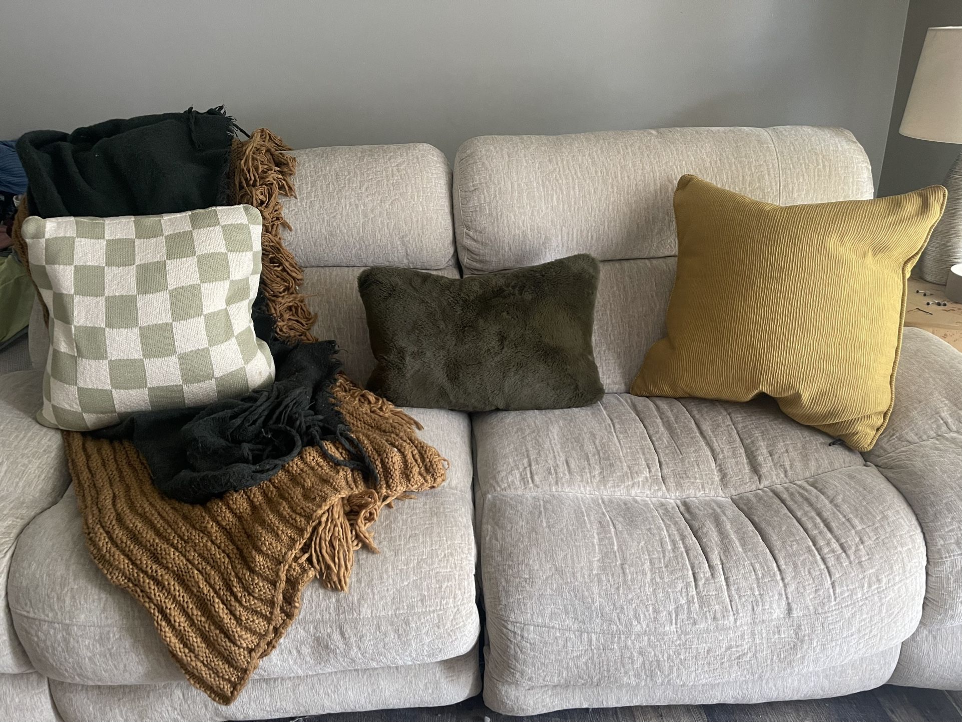 Cozy Reclining Couch And Chair