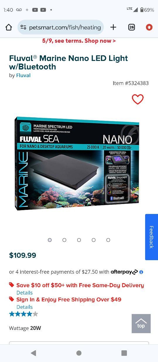 Fluvial Nano Aquarium Light