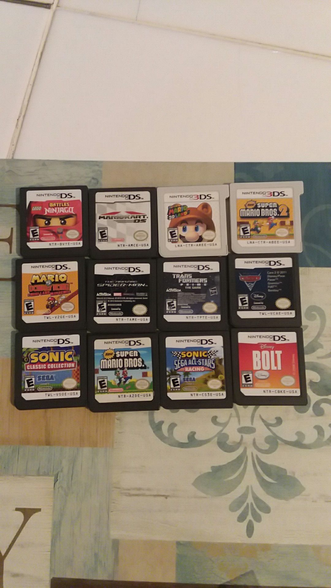 Nintendo ds and 3ds games