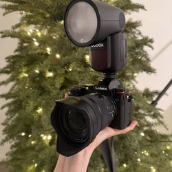 Panasonic Lumix S5 And Flash