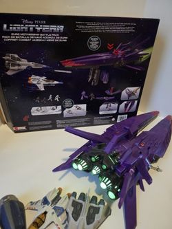 Buzz Lightyear Hyperspeed Series Zurgs Mothership Spaceship Pack Disney Pixar. Missing 6 tiny action figures. See pictures for condition
