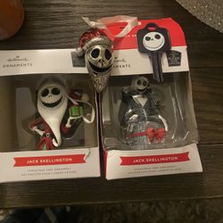 Nightmare Before Christmas Hallmark Ornaments And A New Key Of Jack Skellington