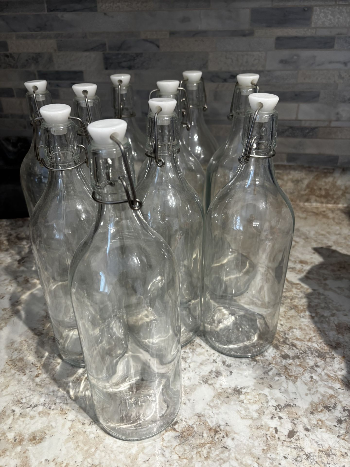 Glass Water Bottle 