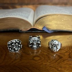 Skull Ring Lot