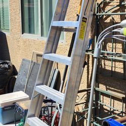 Like New, Hardly Used 8ft Aluminum Ladder