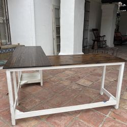 Custom Built L Shaped Desk