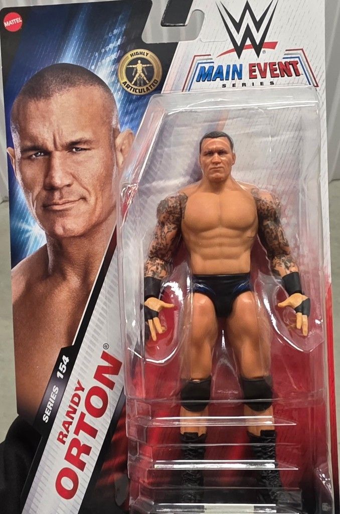 Mattel WWE Action Figure Randy Orton Series 154: 10 Punti Di Articolazione, Tecnologia TrueFX, 15 Cm, Giocattolo Per Bambini 6+ Anni - 2
