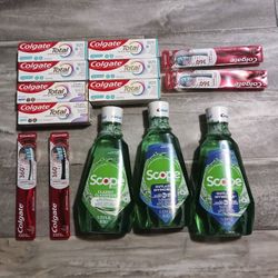 Colgate Total Toothpaste & Scope Mouthwash BUNDLE