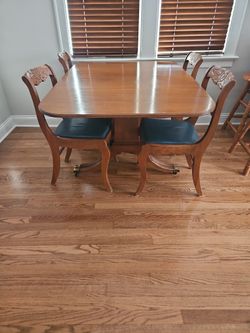 Drop Leaf Table With Three 12" Leaves