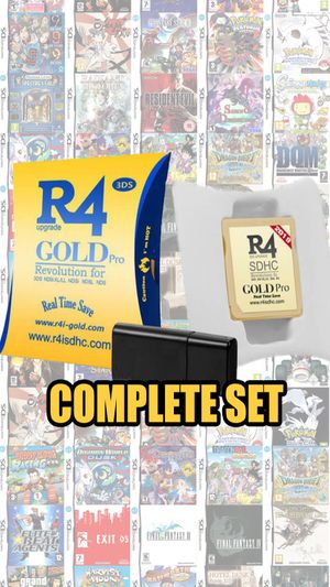 Photo R4 3DS Gold Pro w/ 5000+ Games Ready to Play!! R4i Gold Pro For ALL Nintendo 2DS, 3DS, DSi XL, NDS Lite, and NDS Systems!!