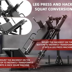 NEW EXERCISE MACHINE LEG PRESS HACK SQUAT IN BOX - FREE DELIVERY 