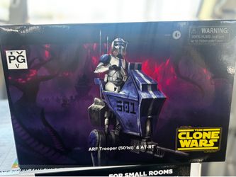 Star Wars the black series ARF Trooper (501st) & AT-RT