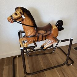 Vintage 1970s Wonder Horse - Spring Bouncing / Rocking Horse