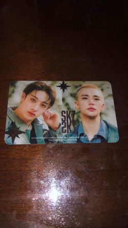 Stray kids photo cards