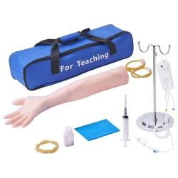 Phlebotomy Practice Kit, IV Venipuncture Intravenous Training Kit, High Simulation IV Practice Arm Kit with Carrying Bag, Practice and Perfect IV Skil