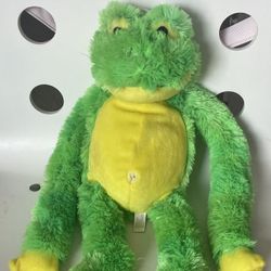 Green,Yellow - frog plushie