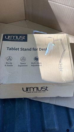 Tablet stand for desk