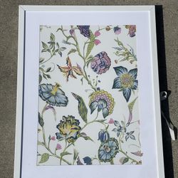 floral framed painting 