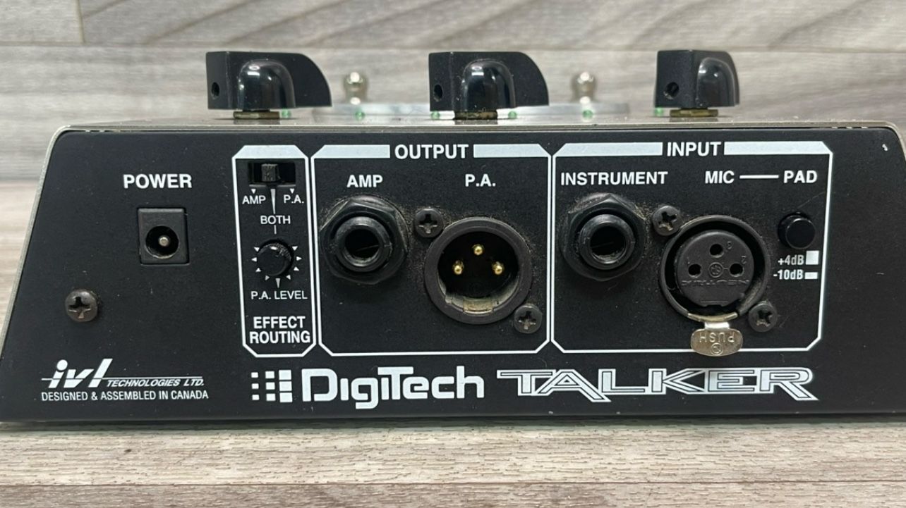 Talker Advanced Vocal Synthesis DigiTech Digitech TALKER Vocoder